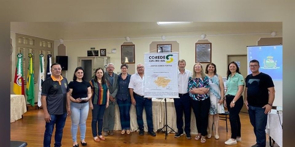 Corede Centro-Sul realiza reunião em Camaquã para tratar sobre Consulta Popular 2024