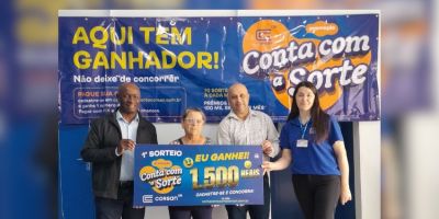 Moradora de Camaquã recebe prêmio na promoção Conta com a Sorte Corsan