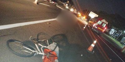 Ciclista morre após ser atropelado por carro na ERS-122