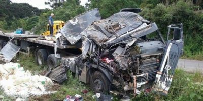 Caminhoneiro camaquense morre em acidente na Rota do Sol em São Francisco de Paula