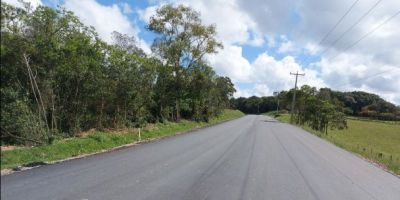 Acesso a Cerro Grande do Sul tem primeiros quilômetros asfaltados