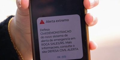 Defesa Civil do RS realizará exercício com envio de alertas cell broadcast para 36 municípios