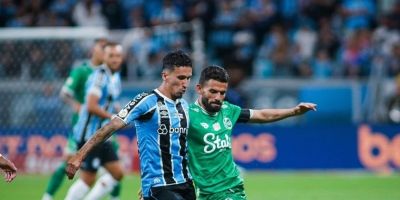 Com gol no fim, Grêmio empata com o Juventude pelo Brasileirão