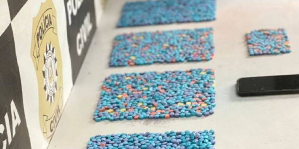 Mais de 2.500 comprimidos de ecstasy são apreendidos no Sul do RS