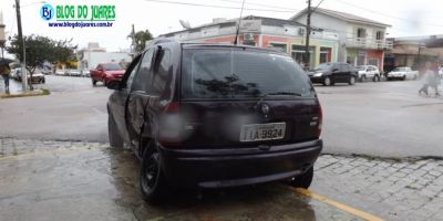 Acidente de trânsito deixa dois feridos no centro de Camaquã 