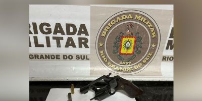 Jovem é preso por porte ilegal de arma de fogo em Tapes
