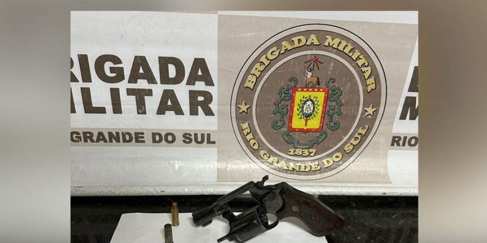 Jovem é preso por porte ilegal de arma de fogo em Tapes