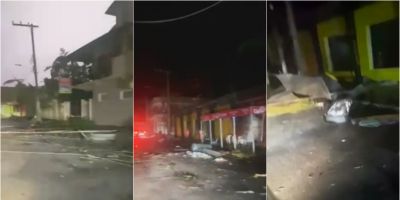 VÍDEO: Arambaré registra diversos estragos após forte temporal