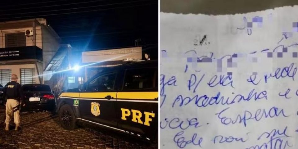 Mulher que estava sendo mantida em cárcere privado é resgatada após deixar bilhete em posto de combustível na BR-116 em Camaquã