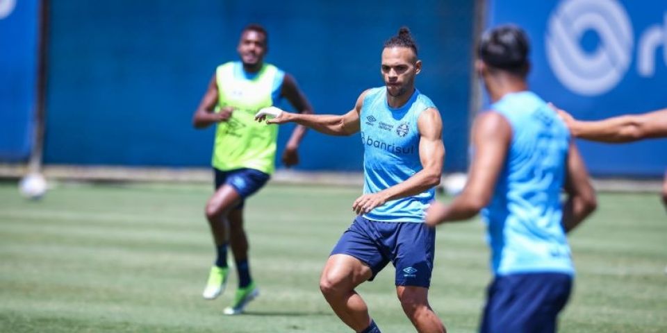 Grêmio encerra preparação para enfrentar o Vitória na penúltima rodada do Brasileirão