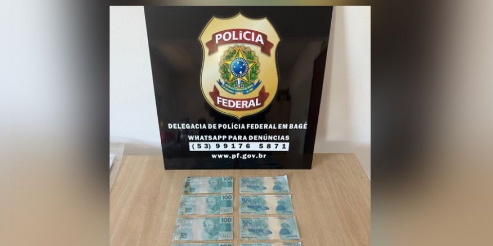 PF prende homem pelo crime de moeda falsa em Bagé