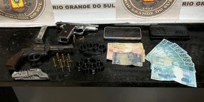 Cinco homens são presos pelo 30º BPM após roubo a propriedade rural em Chuvisca