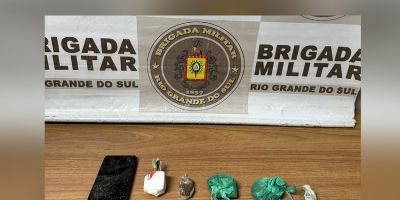 Jovem é preso por tráfico de drogas em Arambaré