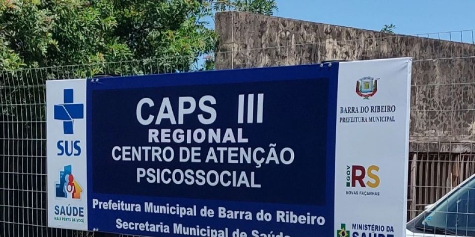 Barra do Ribeiro inaugura CAPS III