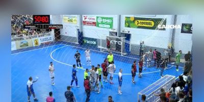 Time de futsal que sofreu injúria racial é desclassificado de campeonato gaúcho
