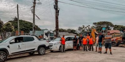 Prefeitura de Arambaré realiza limpeza no bairro Caramuru