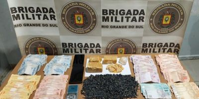 Mulher de 44 anos é presa com quase 1 kg de crack em Pelotas