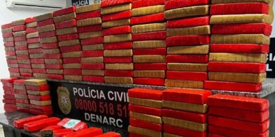 Polícia Civil apreende 140 kg de maconha na fronteira entre o RS e a Argentina