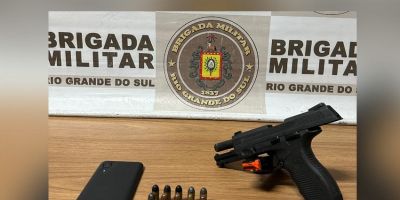 Homem é preso por porte ilegal de arma de fogo em Camaquã