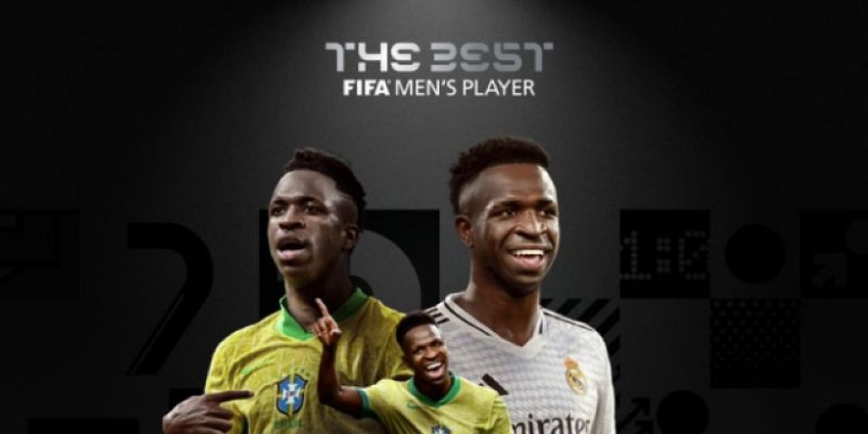 Vinícius Júnior é eleito o melhor jogador do mundo pela FIFA