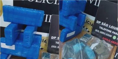 Homem é preso por tráfico de drogas e receptação em São Lourenço do Sul