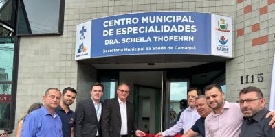 Novo Centro Municipal de Especialidades é inaugurado em Camaquã