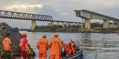 Ponte entre Tocantins e Maranhão desaba e deixa dois mortos