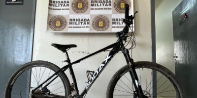 Homem de 51 anos é preso em flagrante após tentar furtar bicicleta em Camaquã