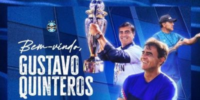Agora é oficial: Grêmio anuncia Gustavo Quinteros como novo técnico