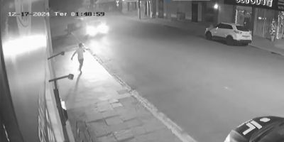 VÍDEO: homem é preso por tentar atropelar pedestres em Tapes