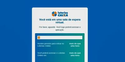 Mega da Virada: site Loterias Caixa tem fila de espera para apostar