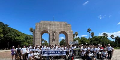 Caminhada Janeiro Branco fortalece a luta pela saúde mental no RS