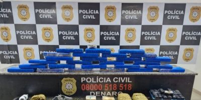 PC apreende grande quantidade de drogas em São Leopoldo