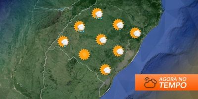 Sábado será de tempo seco em grande parte do RS