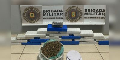 Brigada Militar realiza maior apreensão de drogas dos últimos cinco anos em Camaquã