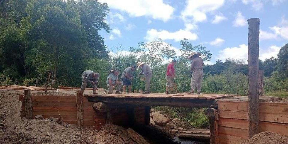 Prefeitura de Camaquã conclui obras de duas pontes no interior
