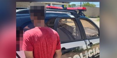 Homem é preso após descumprir medida protetiva contra a ex-companheira em Eldorado do Sul