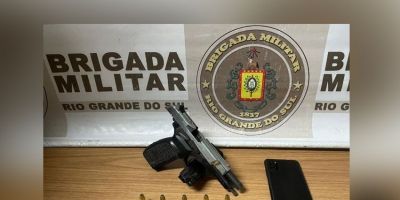 Homem é preso por porte ilegal de arma de fogo em Dom Feliciano