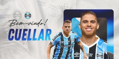 Grêmio anuncia a contratação do colombiano Gustavo Cuéllar, de 32 anos