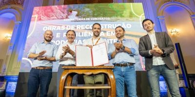 Eduardo Leite anuncia investimento de R$ 1,2 bilhão para reconstrução de estradas e pontes no RS