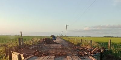 Trabalhos na Ponte da Estacada, no interior de Camaquã, são finalizados