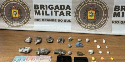 Jovem é preso portando ecstasy e cocaína em Camaquã