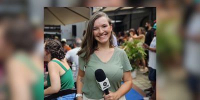 Jornalista Stéfane Costa, que começou no Blog do Juares, estreia ao vivo na RBS TV