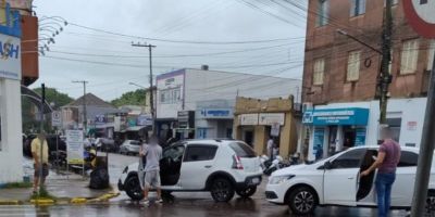 Pelo segundo dia consecutivo, acidente é registrado no cruzamento entre as ruas Júlio de Castilhos e Professora Luiza Maraninchi, em Camaquã