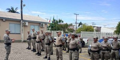 Comandante do 30°BPM recebe efetivo que atuará na 55ª Operação Golfinho
