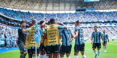 Em mais uma grande atuação, Grêmio goleia São Luiz pela 4ª rodada do Gauchão 2025