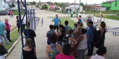 Cristal inaugura academia de saúde ao ar livre