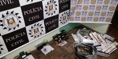 Polícia Civil e Brigada Militar realizam operação contra jogos de azar em São Lourenço do Sul