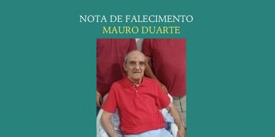 OBITUÁRIO: Nota de Falecimento de Mauro Duarte, de 84 anos