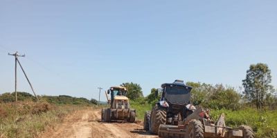 Estrada da Divisa, no interior de Camaquã, recebe patrolamento 